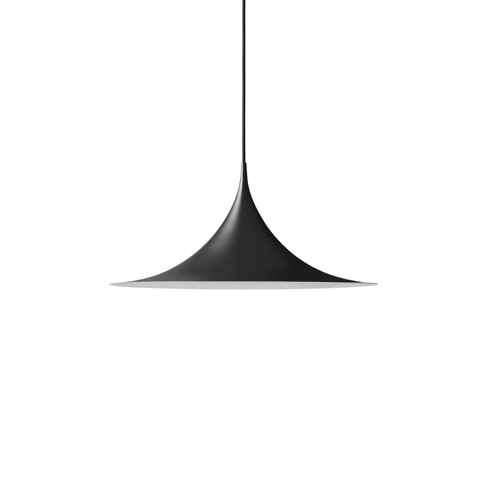 Modern Arch Shaped Metal Semi Pendant Light for Dining Table and Kitchen