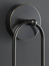 Modern Architectural LED Wall Sconce with Brass Finish and Three Color Temperature Modes