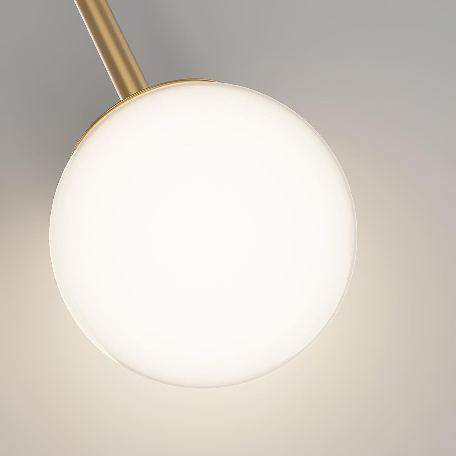 Modern Architectural LED Wall Sconce with Brass Finish and Three Color Temperature Modes