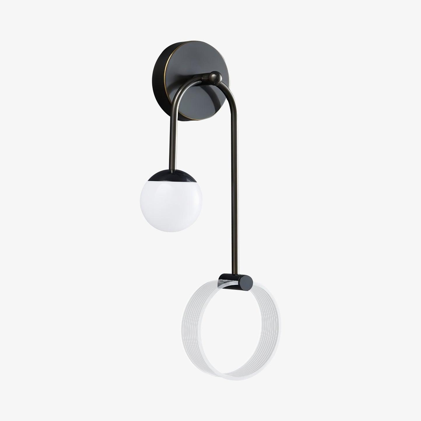 Modern Architectural LED Wall Sconce with Brass Finish and Three Color Temperature Modes