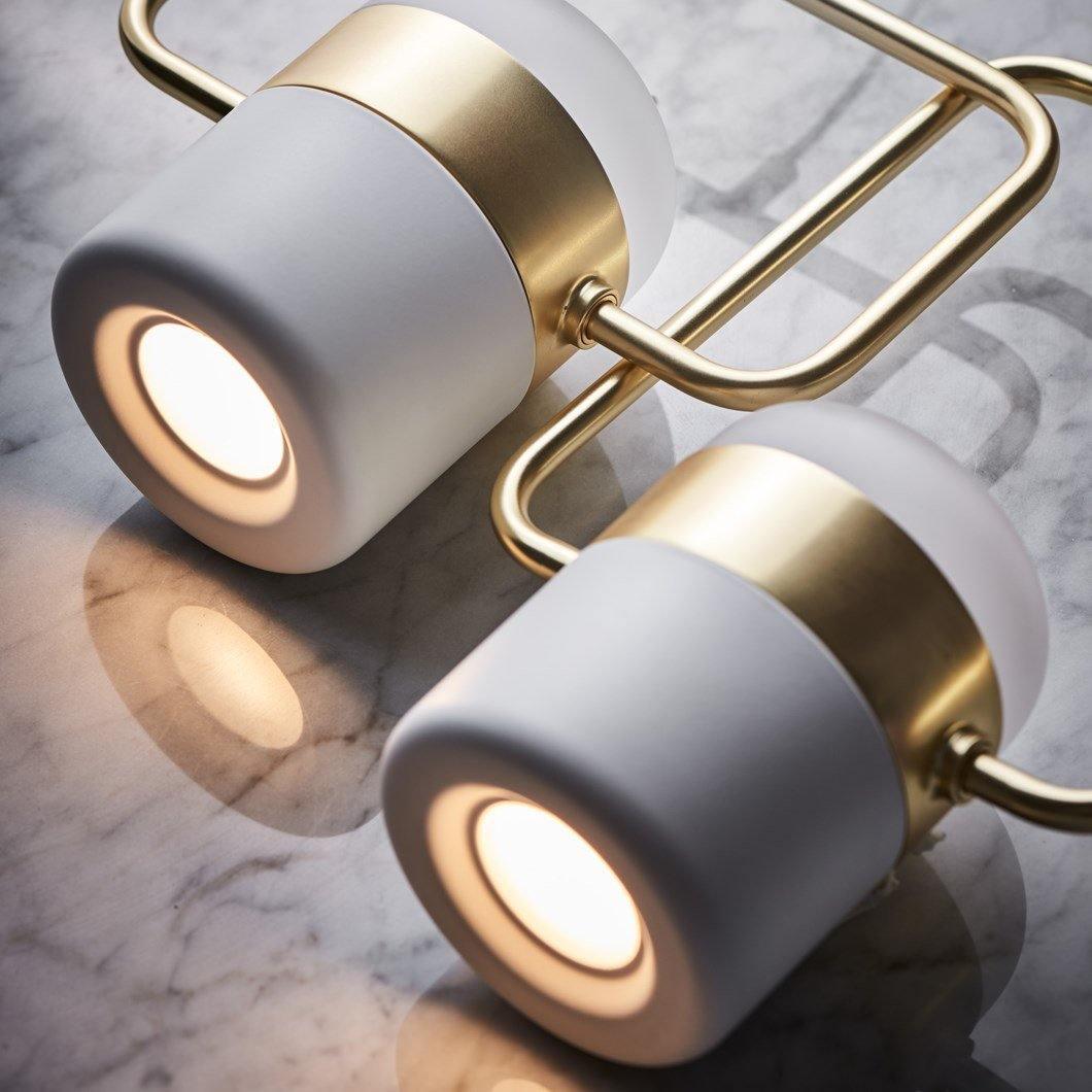 Modern Art Deco Geometric LED Pendant Light with Adjustable Rotating Acrylic Shade