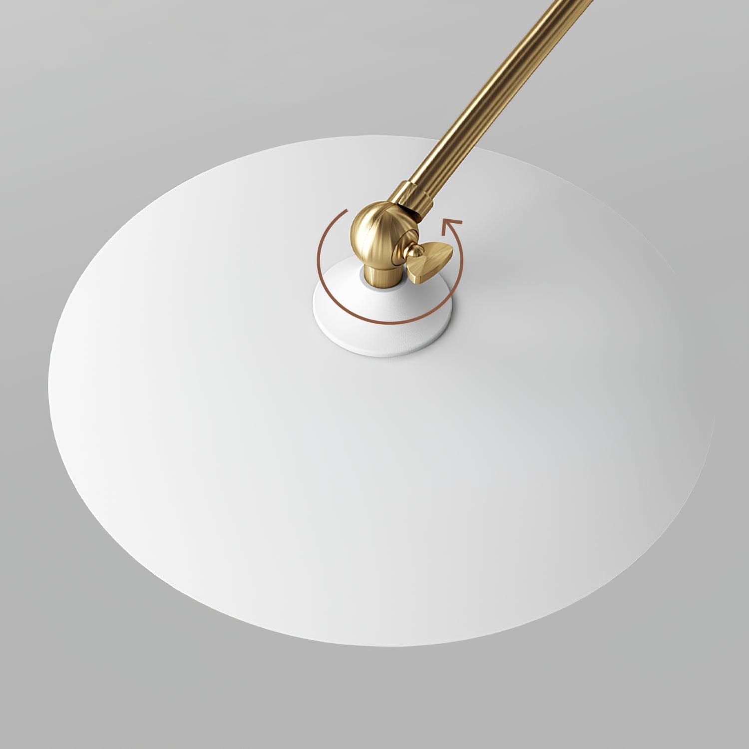 Modern Art Deco Mushroom Silhouette Glass Pendant Light Gold Chandelier Ceiling Fixture