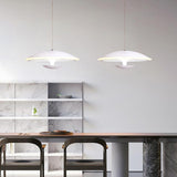 Modern Artistic Acrylic Metal Island Chandelier LED Contemporary Pendant Hanging Light Fixture