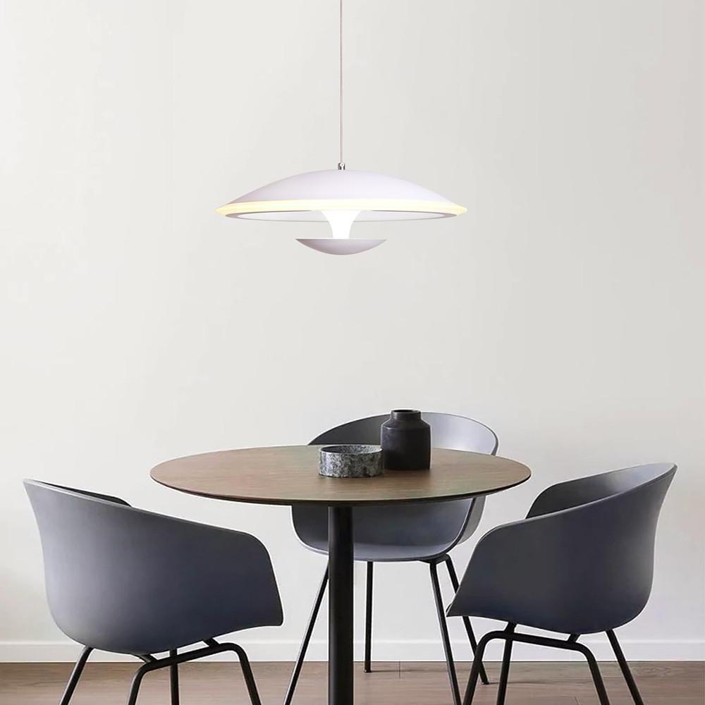 Modern Artistic Acrylic Metal Island Chandelier LED Contemporary Pendant Hanging Light Fixture