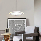 Modern Artistic Acrylic Metal Island Chandelier LED Contemporary Pendant Hanging Light Fixture