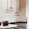 Modern Artistic Electroplated Glass Pendant Light Nordic LED Hanging Island Lamp