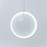 Modern Artistic Glass Lens LED Hanging Light Floating Multi Head Pendant Fixture