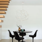 Modern Artistic Stainless Steel LED Pendant Light with Polycarbonate Diffusers