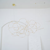 Modern Artistic Stainless Steel LED Pendant Light with Polycarbonate Diffusers