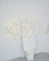 Modern Artistic Stainless Steel LED Pendant Light with Polycarbonate Diffusers