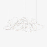 Modern Artistic Stainless Steel LED Pendant Light with Polycarbonate Diffusers