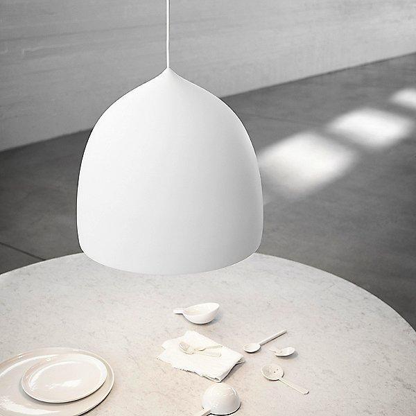 Modern Bell Shape Aluminum Pendant Light Minimalist Hanging LED Ceiling Fixture for Dining Room