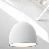 Modern Bell Shape Aluminum Pendant Light Minimalist Hanging LED Ceiling Fixture for Dining Room