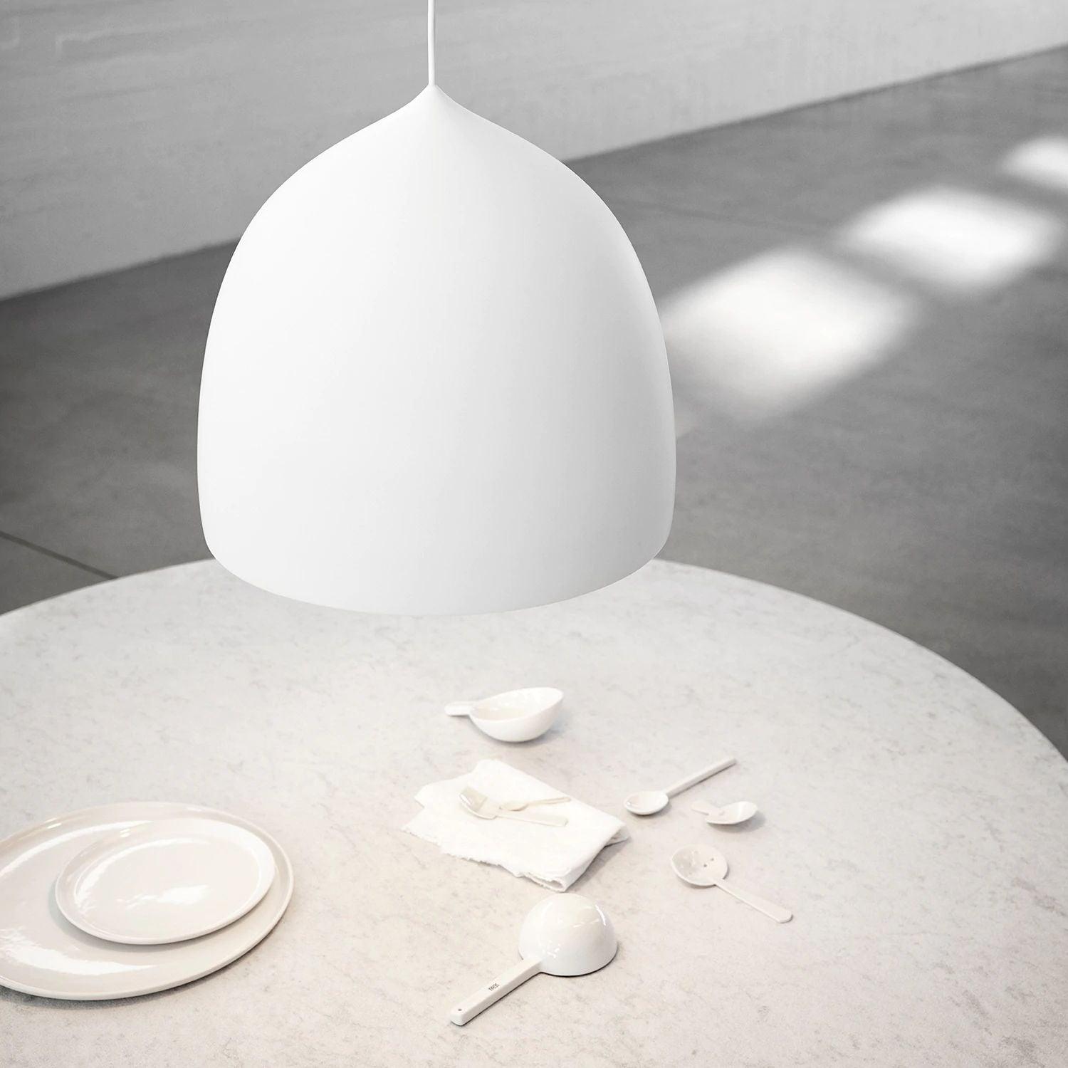 Modern Bell Shape Aluminum Pendant Light Minimalist Hanging LED Ceiling Fixture for Dining Room
