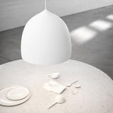 Modern Bell Shape Aluminum Pendant Light Minimalist Hanging LED Ceiling Fixture for Dining Room