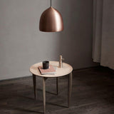 Modern Bell Shape Aluminum Pendant Light Minimalist Hanging LED Ceiling Fixture for Dining Room