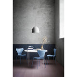 Modern Bell Shape Aluminum Pendant Light Minimalist Hanging LED Ceiling Fixture for Dining Room