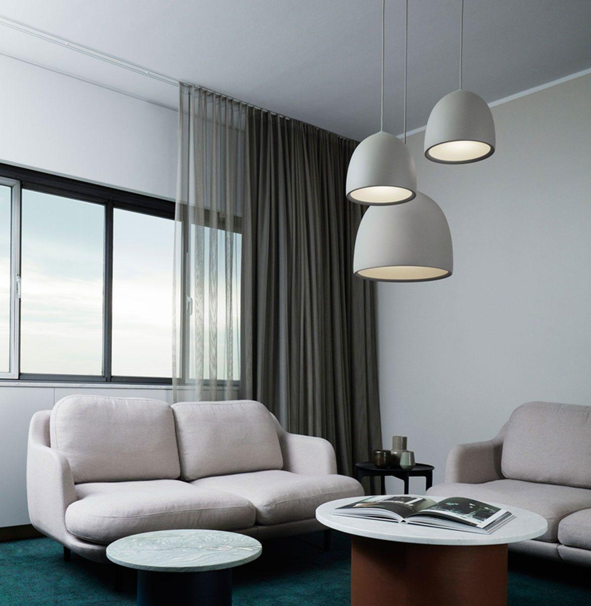 Modern Bell Shape Aluminum Pendant Light Minimalist Hanging LED Ceiling Fixture for Dining Room