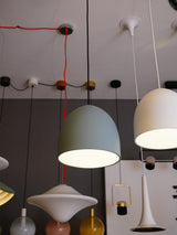 Modern Bell Shape Aluminum Pendant Light Minimalist Hanging LED Ceiling Fixture for Dining Room