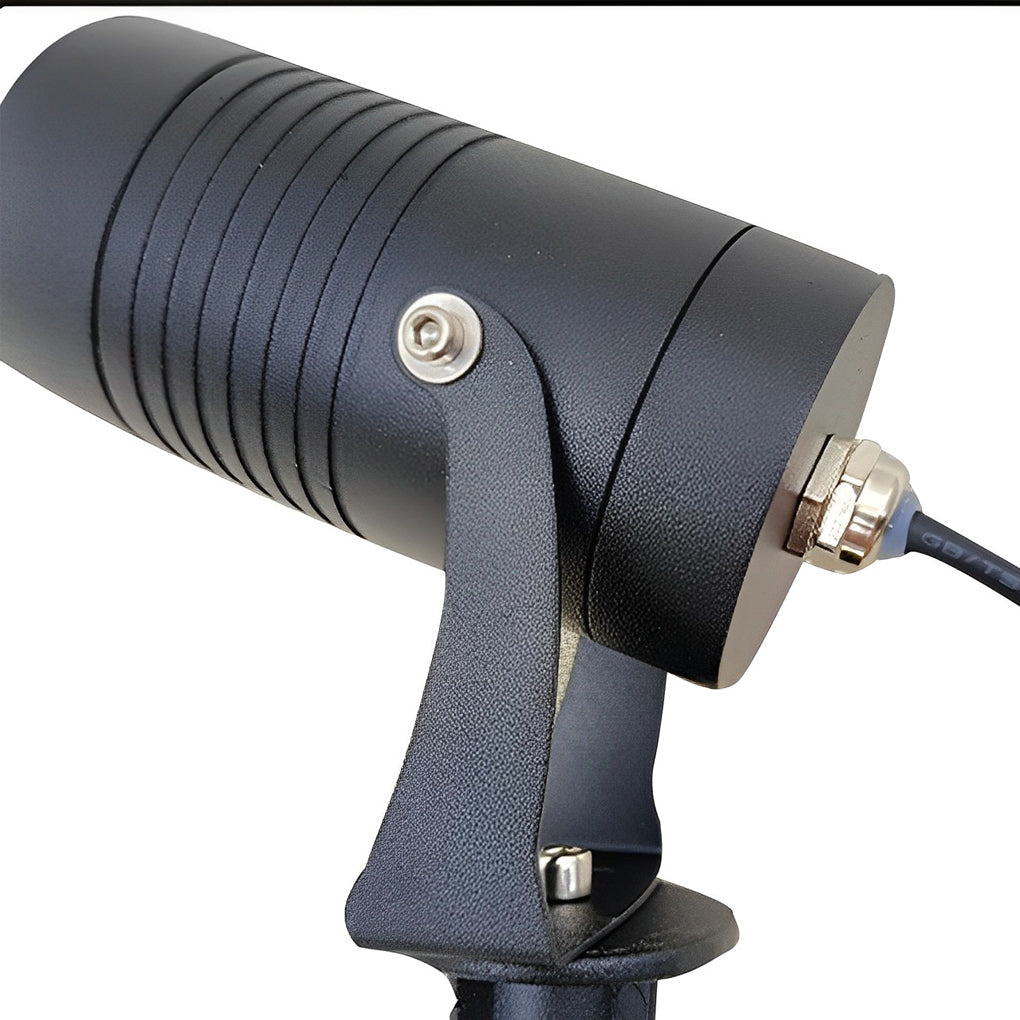 Modern Black 10W LED Outdoor Spotlight Adjustable Landscape Lighting for Trees and Gardens