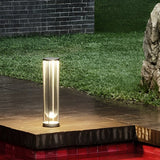 Modern Black Aluminum Landscape Pathway Light IP65 Waterproof LED Garden Pillar Post Lamp