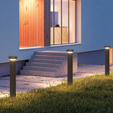 Modern Black Aluminum LED Landscape Path Light Waterproof Outdoor Garden Bollard Lamp 31 Inch
