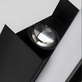 Modern Black Aluminum LED Long Strip Wall Light Minimalist Nordic Indoor Sconce Lamp