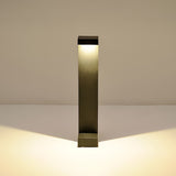 Modern Black Aluminum LED Outdoor Landscape Garden Path Bollard Light Waterproof IP65