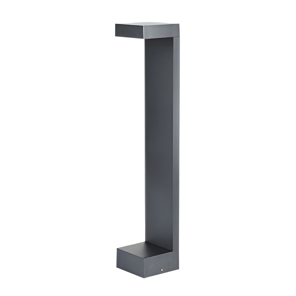 Modern Black Aluminum LED Outdoor Landscape Garden Path Bollard Light Waterproof IP65