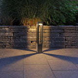 Modern Black Aluminum LED Outdoor Post Light Waterproof Landscape Garden Pathway Lamp