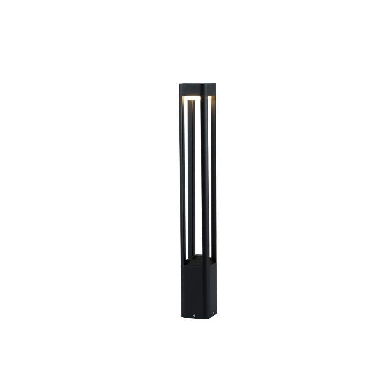 Modern Black Aluminum LED Outdoor Post Light Waterproof Landscape Garden Pathway Lamp
