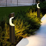 Modern Black Aluminum Outdoor Pathway Light IP65 Waterproof LED Garden Lawn Lamp