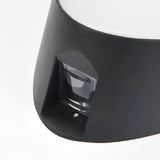 Modern Black Aluminum Outdoor Wall Sconce LED Waterproof Porch Light Garden Lighting Fixture