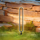 Modern Black Aluminum Solar Pathway Lights IP65 Waterproof LED Landscape Garden Path Lighting