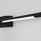 Modern Black and Gold Linear LED Bathroom Vanity Light Wall Sconce for Mirror and Powder Room