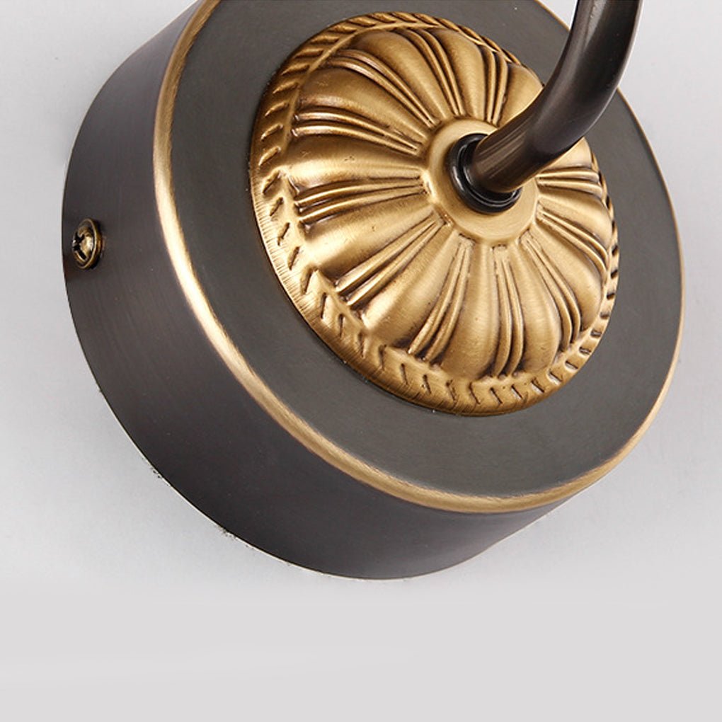 Modern Black Copper Adjustable LED Bathroom Vanity Light and Rotatable Linear Wall Sconce