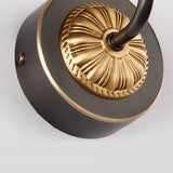 Modern Black Copper Adjustable LED Bathroom Vanity Light and Rotatable Linear Wall Sconce