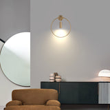 Modern Black Geometric Adjustable Wall Sconce for Bedside and Reading Nooks