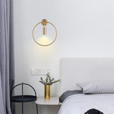 Modern Black Geometric Adjustable Wall Sconce for Bedside and Reading Nooks