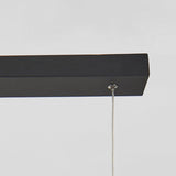 Modern Black Geometric LED Pendant Light 3 Piece Set for Dining Room and Kitchen Island