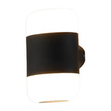 Modern Black LED Exterior Wall Sconce Waterproof Up and Down Outdoor Light Fixture