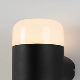 Modern Black LED Exterior Wall Sconce Waterproof Up and Down Outdoor Light Fixture