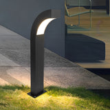 Modern Black LED Outdoor Path Light IP65 Waterproof Aluminum Landscape Lighting 24 Inch
