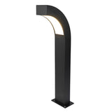 Modern Black LED Outdoor Path Light IP65 Waterproof Aluminum Landscape Lighting 24 Inch