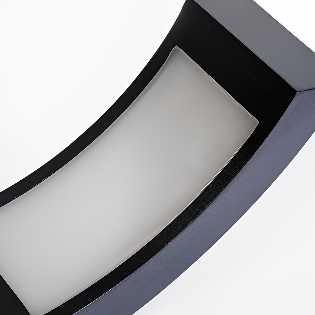 Modern Black LED Outdoor Path Light IP65 Waterproof Aluminum Landscape Lighting 24 Inch