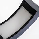 Modern Black LED Outdoor Path Light IP65 Waterproof Aluminum Landscape Lighting 24 Inch