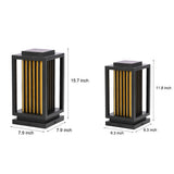 Modern Black LED Outdoor Path Light IP65 Waterproof Minimalist Garden Lawn Lamp for Villa Walkways