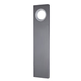 Modern Black LED Outdoor Pathway Lighting 7W Waterproof Landscape Post Lights for Garden and Villa