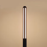 Modern Black LED Outdoor Pole Light Waterproof Minimalist Garden Yard Lamp Post for Villa