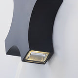 Modern Black LED Outdoor Wall Sconce Waterproof Starlight Decorative Garden Light for Yard and Patio